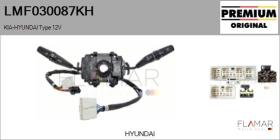 HYUNDAI-KIA LMF030087KH - Conmutador Columna Dirección KIA/Hyundai