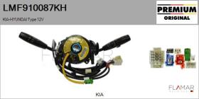 HYUNDAI-KIA LMF910087KH - Conmutador Columna Dirección KIA/Hyundai