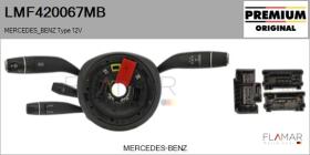 MERCEDES BENZ LMF420067MB - Conmutador Columna Dirección Mercedes