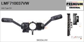 VW LMF710037VW - Conmutador Columna Dirección VAG