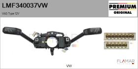 VW LMF340037VW - Conmutador Columna Dirección VAG