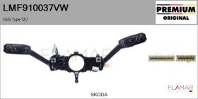VW LMF910037VW - Conmutador Columna Dirección VAG