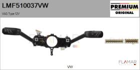 VW LMF510037VW - Conmutador Columna Dirección VAG