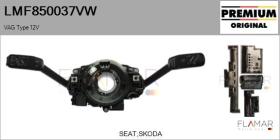 VW LMF850037VW - Conmutador Columna Dirección VAG