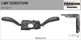 VW LMF320037VW - Conmutador Columna Dirección VAG