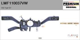 VW LMF110037VW - Conmutador Columna Dirección VAG
