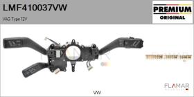 VW LMF410037VW - Conmutador Columna Dirección VAG