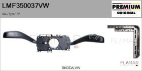 VW LMF350037VW - Conmutador Columna Dirección VAG