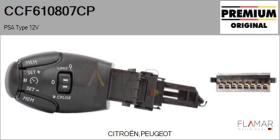 PSA CCF610807CP - Conmutador Control Crucero PSA