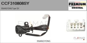 SSANGYONG CCF310808SY - Conmutador Control Crucero SSANGYOMG