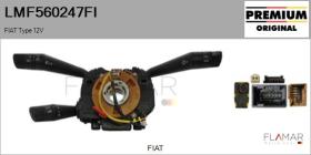 FIAT LMF560247FI - Conmutador en la columna de dirección