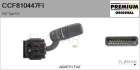 FIAT CCF810447FI - Conmutador Limpiaparabrisas FIAT