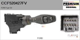 FORD-VOLVO-SAAB CCF520427FV - Conmutador Limpiaparabrisas FORD
