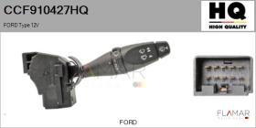 HQ CCF910427HQ - Conmutador Limpiaparabrisas FORD