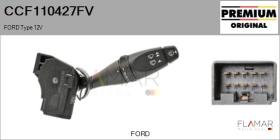 FORD-VOLVO-SAAB CCF110427FV - Conmutador Limpiaparabrisas FORD