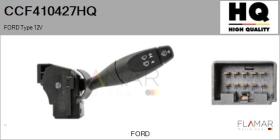 HQ CCF410427HQ - Conmutador Limpiaparabrisas FORD