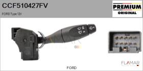 FORD-VOLVO-SAAB CCF510427FV - Conmutador Limpiaparabrisas FORD