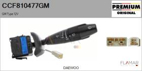 GM CCF810477GM - Conmutador Limpiaparabrisas GM