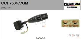 GM CCF750477GM - Conmutador Limpiaparabrisas GM