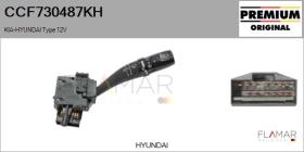 HYUNDAI-KIA CCF730487KH - Conmutador Limpiaparabrisas HYUNDAI
