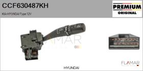 HYUNDAI-KIA CCF630487KH - Conmutador Limpiaparabrisas HYUNDAI