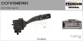 HYUNDAI-KIA CCF410487KH - Conmutador Limpiaparabrisas HYUNDAI/KIA