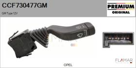 GM CCF730477GM - Conmutador Limpiaparabrisas OPEL