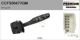 GM CCF930477GM - Conmutador Limpiaparabrisas OPEL