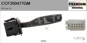 GM CCF250477GM - Conmutador Limpiaparabrisas OPEL