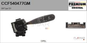 GM CCF540477GM - Conmutador Limpiaparabrisas OPEL