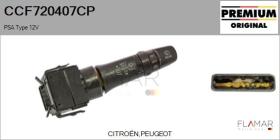 PSA CCF720407CP - Conmutador Limpiaparabrisas PSA