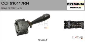 RENAULT NISSAN CCF610417RN - Conmutador Limpiaparabrisas RENAULT/NISSAN