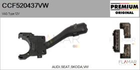 VW CCF520437VW - Conmutador Limpiaparabrisas VAG