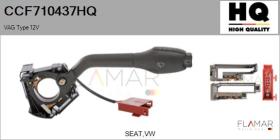 HQ CCF710437HQ - Conmutador Limpiaparabrisas VAG