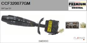 GM CCF320077GM - Conmutador Luces GM