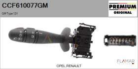 GM CCF610077GM - Conmutador Luces GM