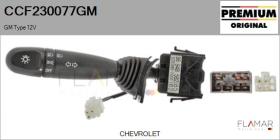 GM CCF230077GM - Conmutador Luces GM