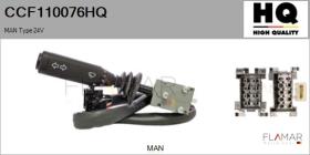 HQ CCF110076HQ - Conmutador Luces MAN