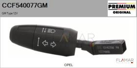 GM CCF540077GM - Conmutador Luces OPEL