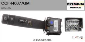 GM CCF440077GM - Conmutador Luces OPEL
