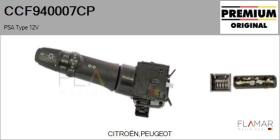 PSA CCF940007CP - Conmutador Luces PSA