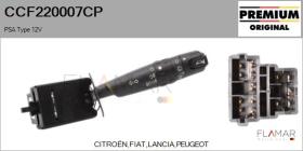 PSA CCF220007CP - Conmutador Luces PSA