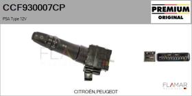 PSA CCF930007CP - Conmutador Luces PSA