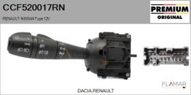 RENAULT NISSAN CCF520017RN - Conmutador Luces RENAULT/NISSAN