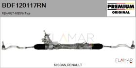 RENAULT NISSAN BDF120117RN - CREMALL. NUEVO ORIG. RENAULT Type