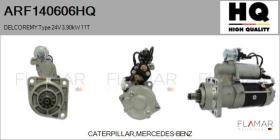 HQ ARF140606HQ - DELCOREMY Type 24V 3,9kW 11T
