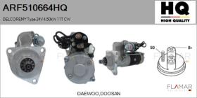 HQ ARF510664HQ - DELCOREMY Type 24V 4,50kW 11T CW