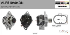 DENSO ALF510A04DN - DENSO Type 12V 130Amp PFR6