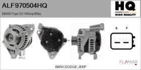 HQ ALF970504HQ - DENSO Type 12V 140Amp PR6