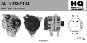 HQ ALF801204HQ - DENSO Type 12V 90Amp PR6